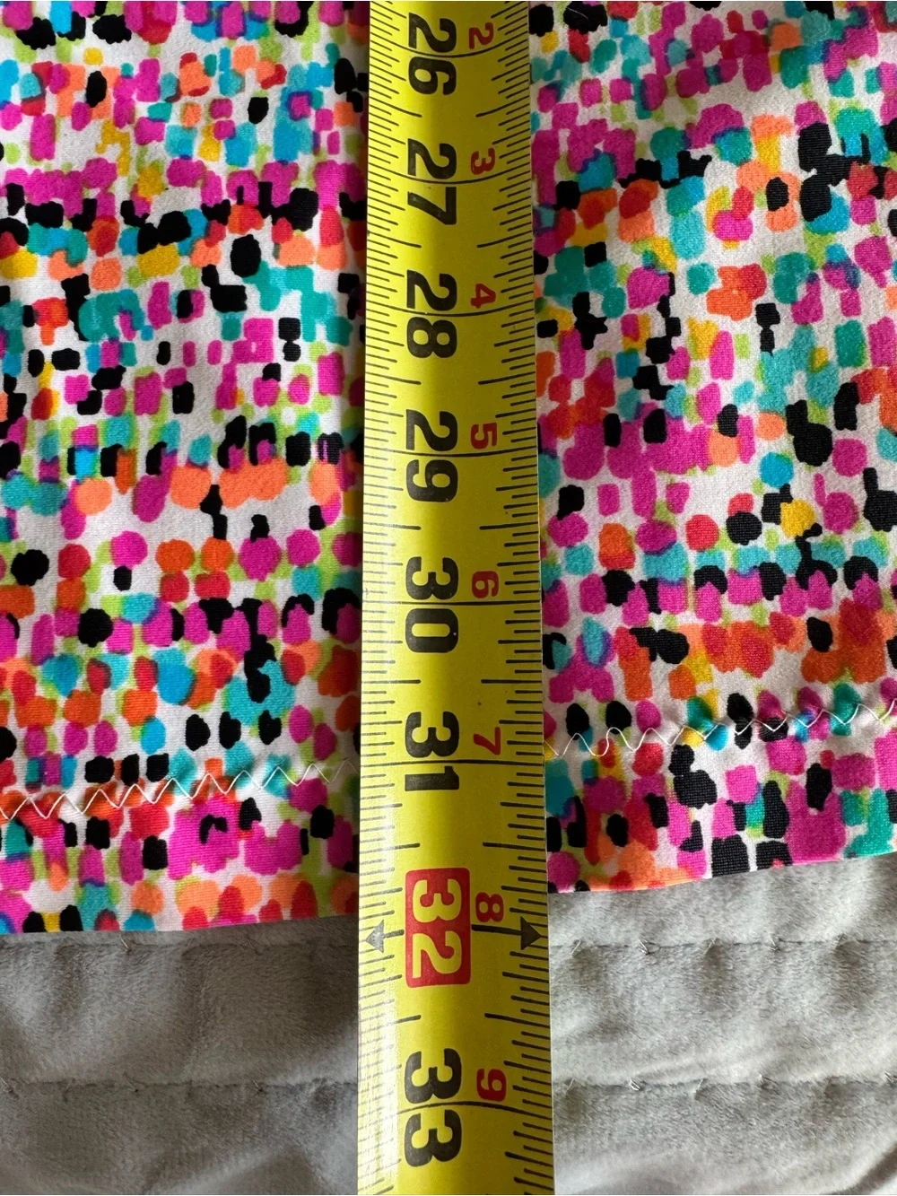 Lacy Dot Design Dress Pink Multicolor Dot Tank Dress with Blue Trim Size Med VGC - Picture 8 of 9